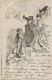 Le Chevrier Dessin Société Affiches Artistiques Geneve Timbrée 1900 Aix Les Bains Goat Keeper - Genève
