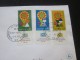 1967 JERUSALEM  ISRAEL FDC First Day Cover Yom A Richon 1er Jour D'émission With TABS N° 348/350  Y &amp; T - Covers & Documents
