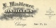 Courrier Commerce Du Cognac SAUVION Réclamation 1911 - F. MADLENER - CHICAGO Import Alcool Avant Prohibition * 16 - Verenigde Staten