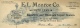 Courrier Commerce Cognac SAUVION 1905 E. L. MONROE Co. - BOSTON Import Alcool Avant Prohibition * 16 - United States