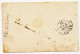 Francia 1852, 28 Marzo. Lettera Parigi - Firenze Affrancata Con Due C.25 E Un C. 10 Della 1° Emissione. Annullo Griglia - 1849-1876: Classic Period