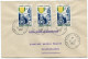 ST PIERRE ET MIQUELON LETTRE DEPART SAINT PIERRE ET MIQUELON 15-12-1952 (OBLITERATION 1er JOUR) POUR SAINT- PIERRE - Storia Postale