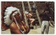 NM NEW MEXICO COLORFUL PUEBLO INDIAN PHOTOGRAPHED BY TOURISTS ~1960 Vintage  Postcard [5821] - Amérique