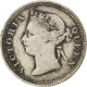 Monnaie, Straits Settlements, Victoria, 5 Cents, 1888, TB, Argent, KM:10 - Andere & Zonder Classificatie