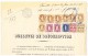 Schweiz Bordereau Postverwaltung Moutier 16.11.1898 Mit  7 X 3Fr, 2 X 1Fr. Und 50Rp. Stehende Helvetia + Je WZ 2. U 10Rp - Briefe U. Dokumente