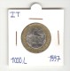 1000 Lires Italie / Italy  - Bi-métallique / Bimetalic 1997 - 1 000 Liras