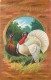 107779-Thanksgiving, Nash Series No 20-3, Tom Turkey With Hen Turkey, Embossed Litho - Thanksgiving