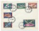 Delcampe - Lot De 8 Enveloppes EXPOSITION UNIVERSELLE DE BRUXELLES 1958 - Cachets Temp. Belgique, Italie, USA, Tchécoslovaquie - 1958 – Bruxelles (Belgique)