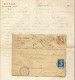 1909 - AUDE - LETTRE COMMERCIALE CHARGEE De LAGRASSE Pour AURILLAC - SEMEUSES - 1906-38 Semeuse Camée