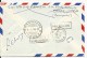 1965 - ENVELOPPE De AJACCIO AEROPORT (CORSE) Pour ATHENES POSTE RESTANTE (GRECE) Avec RETOUR Pour MONACO - 1961-....