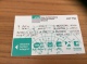 Ticket De Métro T DIA 1 ZONA, ATM Barcelone (Espagne) (type 2 LOT TS6) - Europa