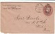 Sc #U281 2-cent Postal Stationery Envelope 1885 Issue Used, Nice Soap Powder Advertising On Back - ...-1900