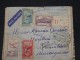 REUNION - SUPERBE LETTRE EN RECOMMANDEE DE ST PIERRE POUR TAMATAVE AFF 4 TIMBRES FRANCE LIBRE RARE DESCRIPTIF LOT P3477 - Lettres & Documents