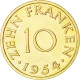 Monnaie, SAARLAND, 10 Franken, 1954, Paris, SUP+, Aluminum-Bronze, KM:E1 - Saarland