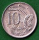 1 PIECE AUSTRALIE COMMONWEALTH OF AUSTRALIA ANGLETERRE 10 TEN CENTS 1967 ELIZABETH II - N° 4 - 10 Cents