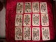 Industrie Und Gluck Tarock. 1882-1889. Joseph Glanz Of  Vienna. 12 Cards. - Tarot-Karten