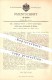 Original Patent - Ed. V. Oberleithner In Mährisch Schönberg / Sumperk , 1895 , Schaftmaschine Für  Weber !!! - Böhmen Und Mähren