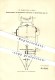 Original Patent - J. E. Christoph In Niesky , 1881 , Hochdruckdämpfer Zum Kochen Von Körnerfrüchten !!! - Niesky