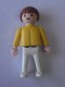 1 FIGURINE FIGURE DOLL PUPPET DUMMY TOY IMAGE POUPÉE - MAN PLAYMOBIL GEOBRA 1981 - Playmobil