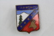 Old/ Vintage Chamonix France Ski/ Skiing Enamel Badge - Winter Sports