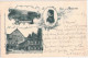Gruss Aus Dem Schwarzwald SCHWEIGMATT Curhaus Von Süden Und Osten Schopfheim 20.5.1901 Gelaufen - Schopfheim