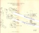 Original Patent - Jacob H. Hunt & Frederick W. Jones In Spartanburg , 1881 , Kupplung Für Eisenbahnfahrzeuge !!! - Spartanburg