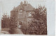 ZOSSEN Einzelvilla Mit Giebel Uhr Personal Vor Der Tür Private Fotokarte 19.10.1906 Gelaufen - Zossen