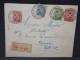 BELGIQUE- ENVELOPPE EN RECOMMANDEE DE STE ADRESSE ( Gouvernement En Exil) POUR BEAUNE  1916 AFFR TRICOLORE  LOT P3688 - 1915-1920 Albert I