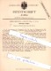 Original Patent - Emile Berliner In Boston , Mass., USA , 1881 , Neuerungen An Geigen , Geige , Violine !!! - Musikinstrumente