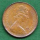 1 PIECE ANGLETERRE 2 NEW PENCE 1975 ELIZABETH II D. G. REG. F:D: +  N° 161 - 2 Pence & 2 New Pence