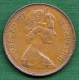 1 PIECE ANGLETERRE 2 NEW PENCE 1977 ELIZABETH II D. G. REG. F:D: +  N° 163 - 2 Pence & 2 New Pence