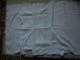 Delcampe - Ancien - Grand Drap Blanc (2 Pans Réunis) Monogramme DS - Draps/Couvre-lits