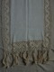 Delcampe - Ancien - Grand/long Rideau Opaque Avec Frange - Vorhänge