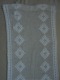 Ancien - Petit Rideau Filet En Coton Crocheté Main - Drapery