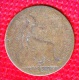 1 PIECE ANGLETERRE HALF PENNY 1888 VICTORIA D : G : BRITT : REG : F : D :  N° 173 - Autres & Non Classés