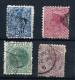 NOUVELLE-ZELANDE -  LOT DE 4 TIMBRES AVEC PUBLICITE AU VERSO    TRES PEU  FREQUENT A VOIR  LOT P3799 - Used Stamps