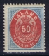 Iceland: 1892 Mi Nr 16 A Perfo 14 : 13,50 MNH/** - Ongebruikt