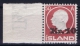 Iceland: 1925 Mi Nr 120  MNH/**  Postfrisch  Fa 122  Sheetmargin RR - Unused Stamps