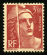 FRANCE - YT 716B - MARIANNE DE GANDON 3F50 PLI ACCORDEON - TIMBRE NEUF ** - Unused Stamps