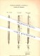 Original Patent - Wilhelm Schemann In Elberfeld  B. Wuppertal , 1878 , Federhalter Mit Tintenbehälter !!! - Schreibgerät
