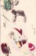 Cpa Japan Japon Nippon Femme Geisha Eventail - Autres & Non Classés