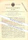 Original Patent - Hugo Burckas I. In Leipzig , 1881 , Schreibfederhalter Mit Tintenfüllung !!! - Schreibgerät