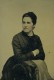 Tintype Ferrotype Americain Femme Ancienne Photo 1880 - Old (before 1900)