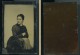 Tintype Ferrotype Americain Femme Ancienne Photo 1880 - Old (before 1900)