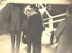 Lindbergh W/ Belgian King And Queen Old Photo 1927 - Aviation