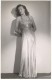 Woman Model Long Dress Fashion France Old Photo 1935 - Autres & Non Classés