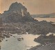 Bretagne Cote De Granit Rose Stereo Autochrome 1920 - Plaques De Verre