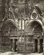 France Bourges Cathedrale Portail Principal Ancienne Photo Bisson 1857 - Other & Unclassified