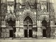 France Tours Cathedrale Saint Gatien Portail Les Trois Portes Ancienne Photo Bisson 1857 - Other & Unclassified