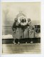 Paquebot Ile De France Cinema Actrices Les Soeurs Gale Ancienne Photo 1931 - Bateaux